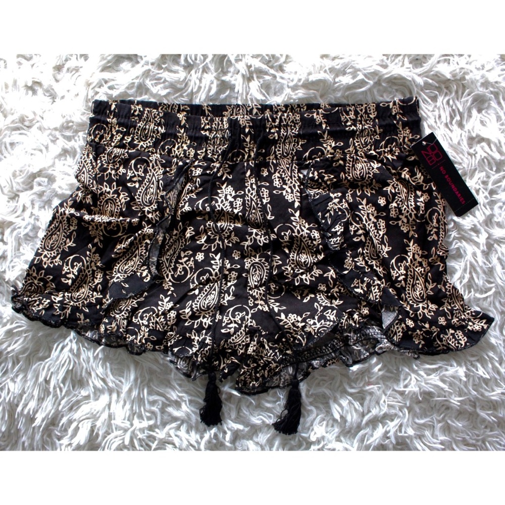 NEW Black & Tan Patterned Shorts | Comfy Shorts | Stylish Shorts